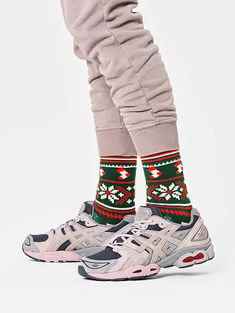 HAPPY SOCKS | Herren Socken CHRISTMAS SWEATER Gr. 41 - 46 dark green | 